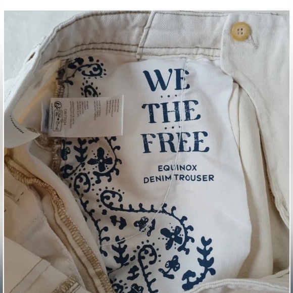 Free People Women's Equinox Denim Trouser - Picture 6 of 6